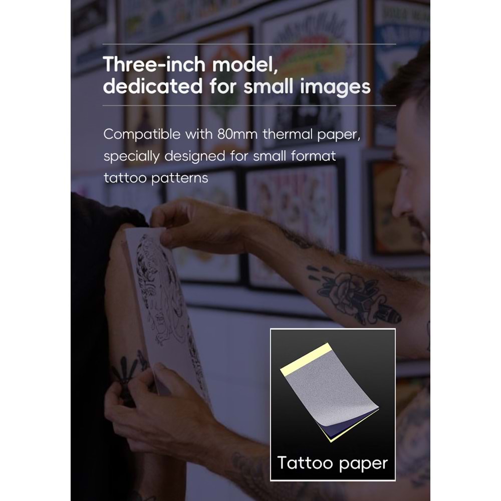 AIMO MR3 MİNİ TATTOO PRINTER ŞABLON YAZICISI