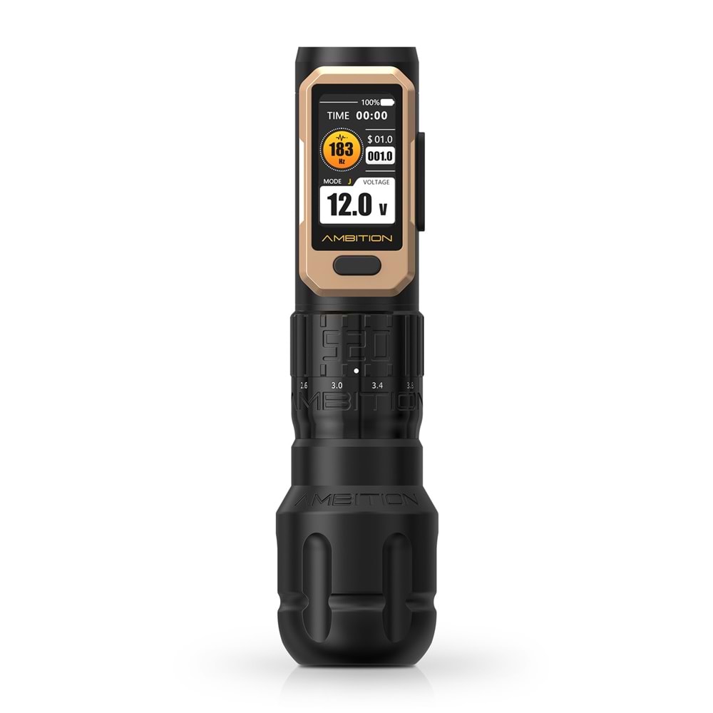 AMBITION SOLDIER PRO520 PEN DÖVME MAKİNESİ-SİYAH