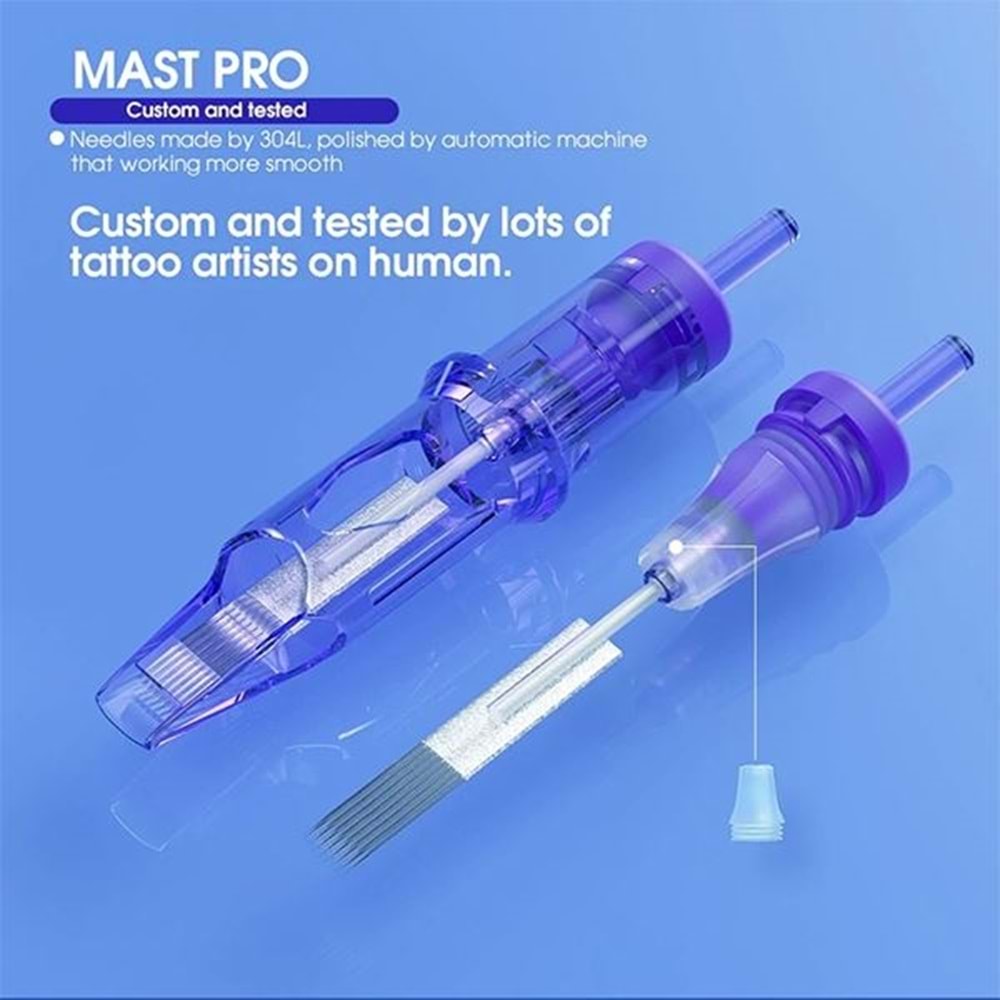 MAST PRO KARTUŞ İĞNE 1011RL (20ADET/KUTU)