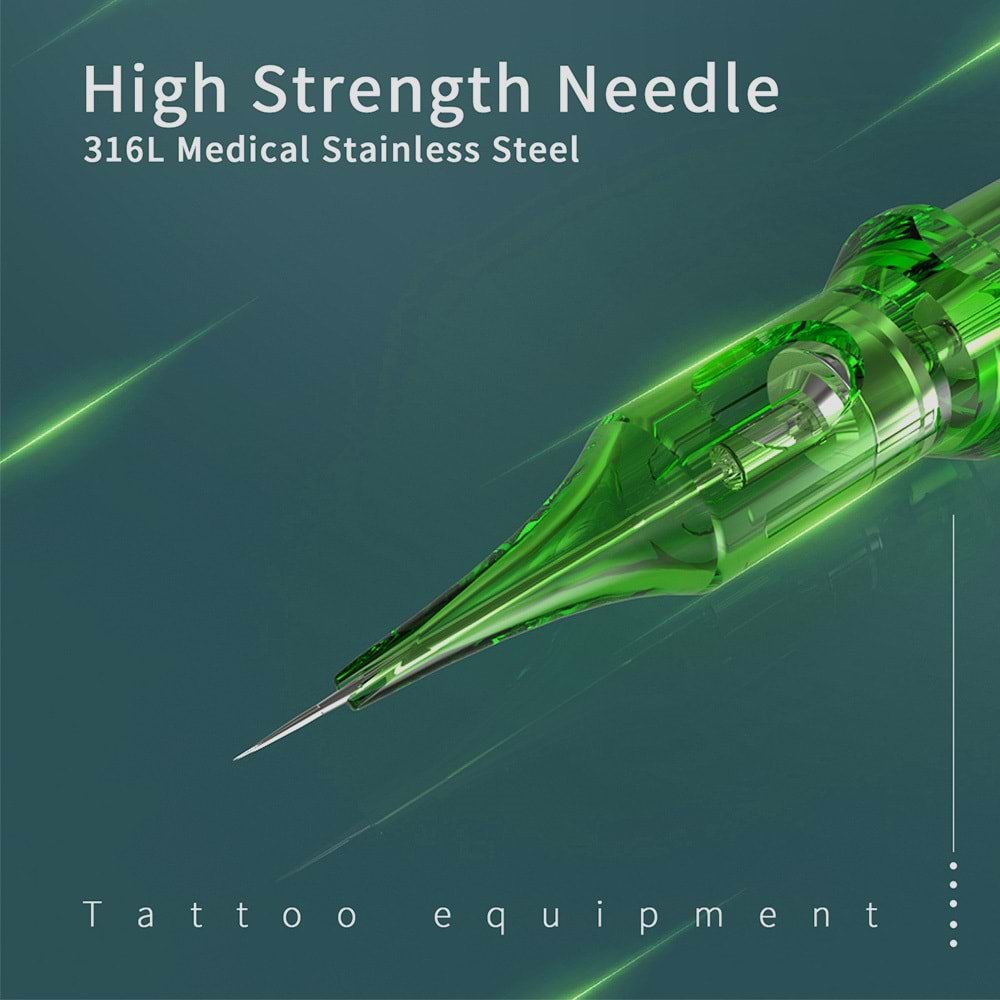 SHOTS HYPER KARTUŞ DÖVME İĞNESİ KARIŞIK #1 ÇİZGİ (20ADET/KUTU)