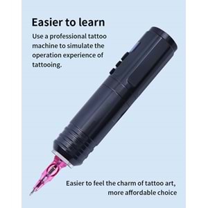 DÖVME İÇİN PRATİK YAPMA KALEMİ-PEMBE (20ADET/KUTU)