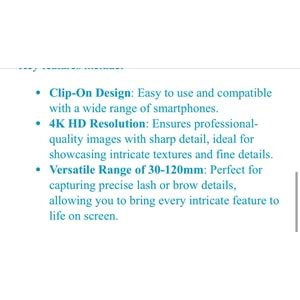 DÖVME VE KALICI MAKYAJ FOTOĞRAFLAMA LENSİ (120MM)