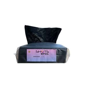 SHOTS DÖVME TEMİZLEME PEÇETESİ 60 PARÇA SİYAH