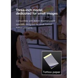 AIMO MR3 MİNİ TATTOO PRINTER ŞABLON YAZICISI