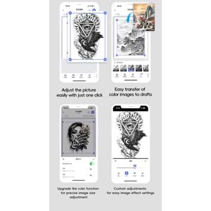 AIMO MR3 MİNİ TATTOO PRINTER ŞABLON YAZICISI