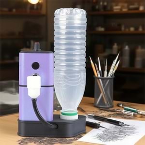 SU TANKLI İĞNE YIKAMA MAKİNESİ SARJLI MOR