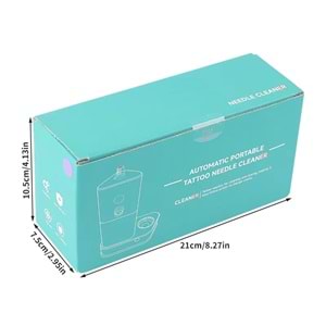 SU TANKLI İĞNE YIKAMA MAKİNESİ SARJLI MOR