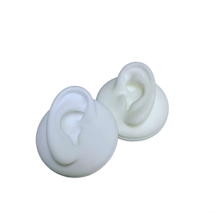SİLİKON PİERCİNG PRATİK VE SUNUM STANDI KULAK-BEYAZ SAĞ