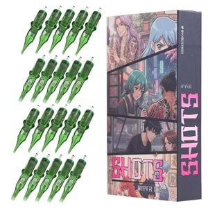 SHOTS HYPER KARTUŞ DÖVME İĞNESİ KARIŞIK #4 (20ADET/KUTU)
