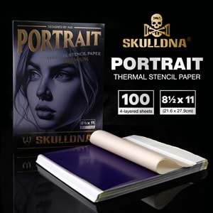 SKULLDNA PORTRAIT THERMAL KARBON PAKET (100adet)