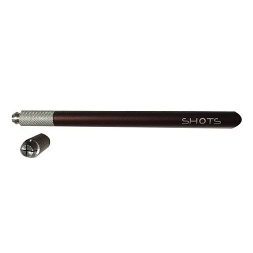 SHOTS MICROBLADING PEN BROWN-SILVER