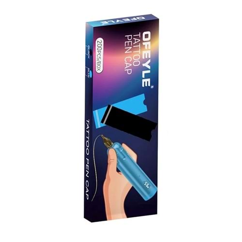 OFEYLE GENİŞ PEN DÖVME MAKİNESİ KORUMA POŞETİ (200 adet) PEMBE