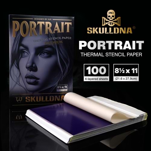 SKULLDNA PORTRAIT THERMAL KARBON PAKET (100adet)