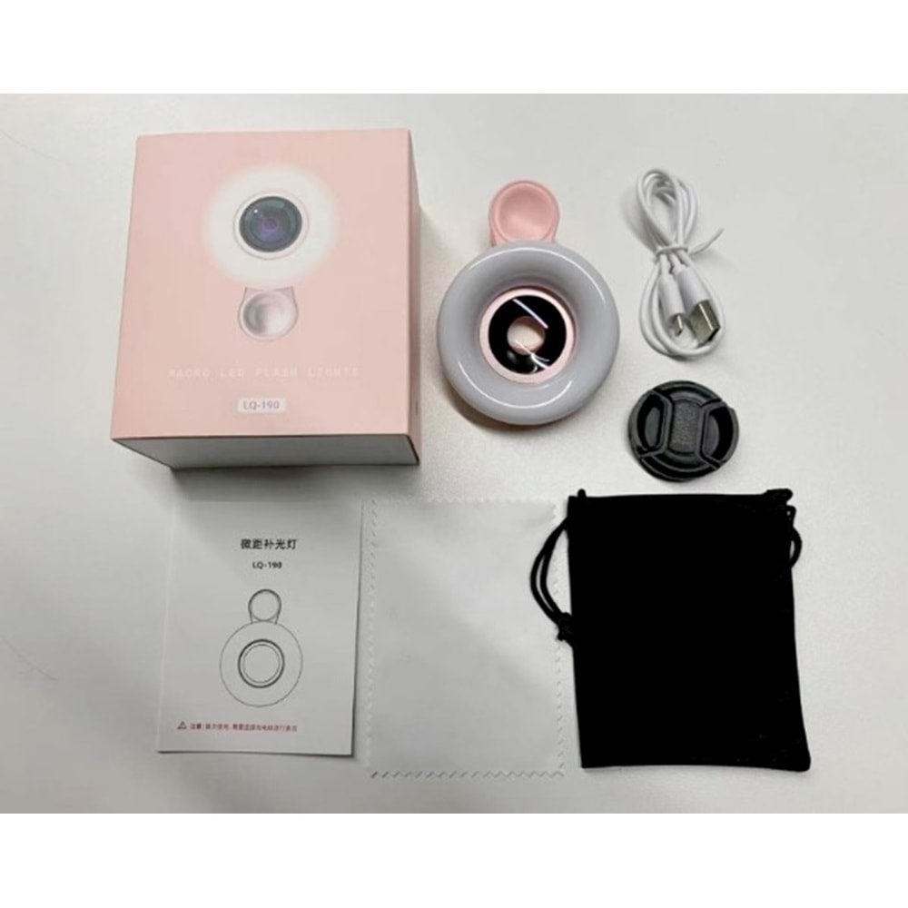 DÖVME VE KALICI MAKYAJ FOTOĞRAFLAMA LENSİ LEDLİ