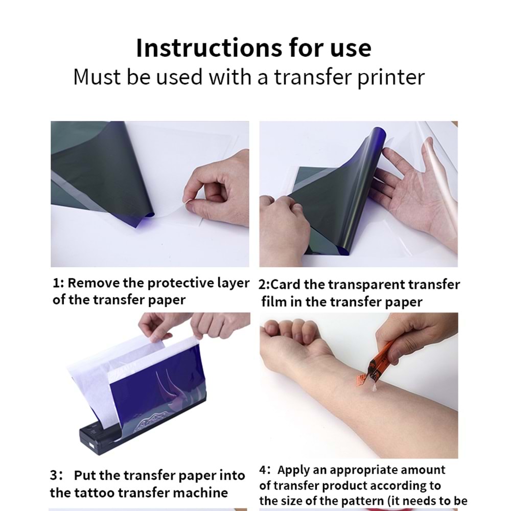 CLEAR CUT ŞEFFAF PLASTİK STENCIL 50 ADET
