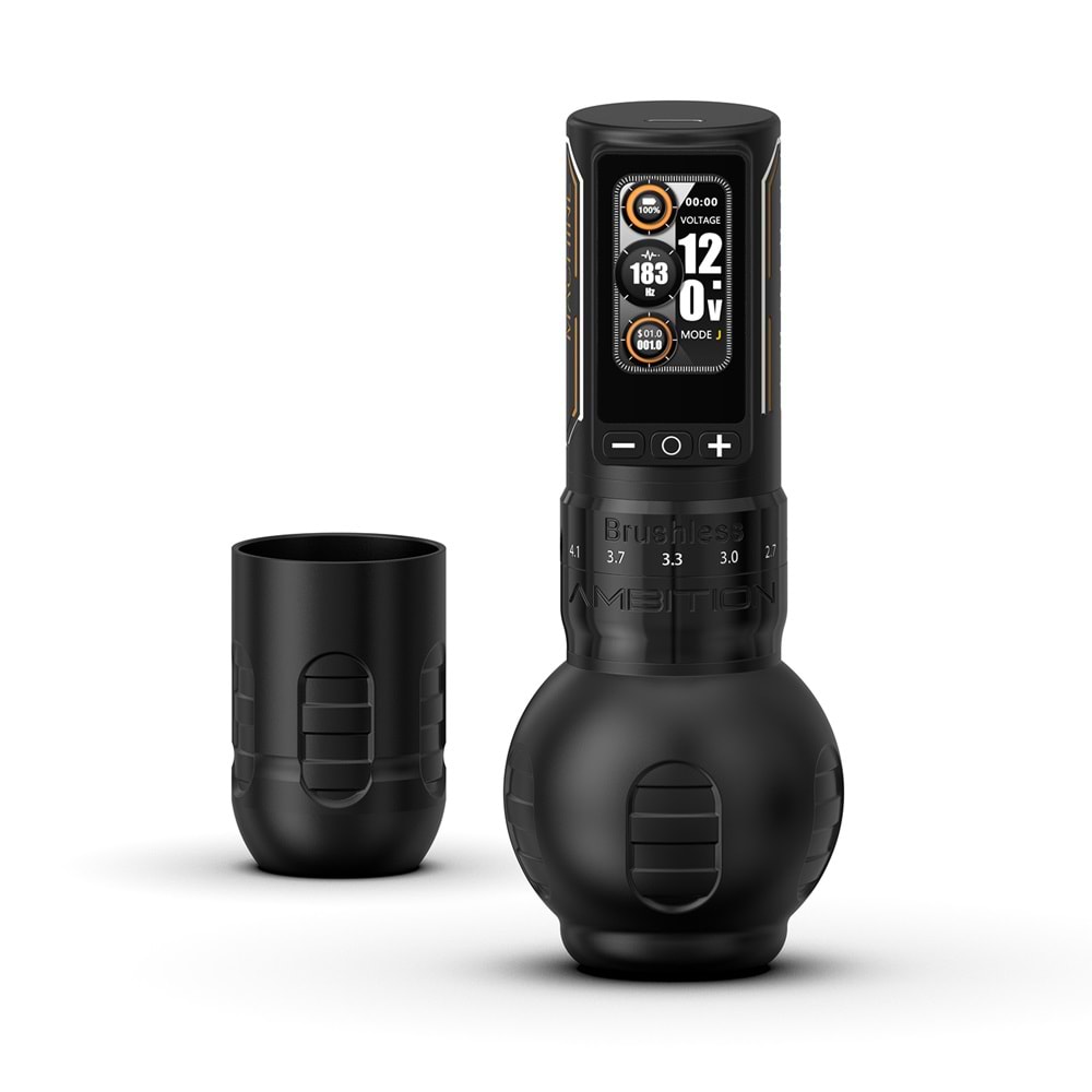 AMBITION NINJA MAX 280 PEN DÖVME MAKİNESİ-SİYAH