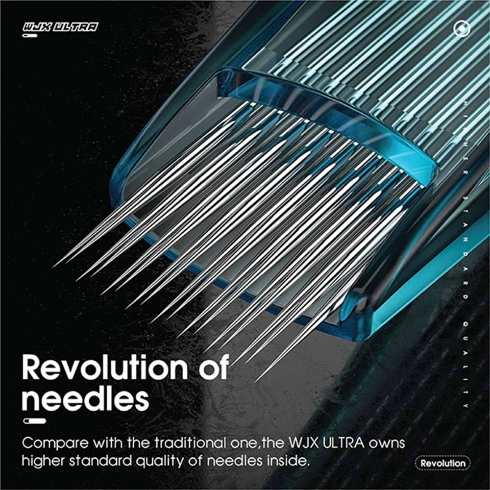 WJX ULTRA KARTUŞ İĞNE 0803RL (20ADET/KUTU)